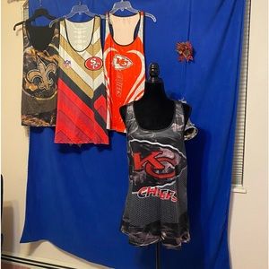 Chiefs  Black X-LARGE OR Saints Large Shirt!